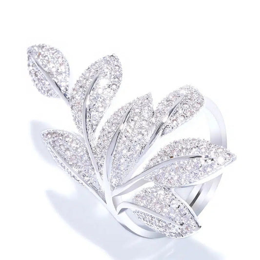 Decorative Zircon Fashion Ring Female Exaggerated