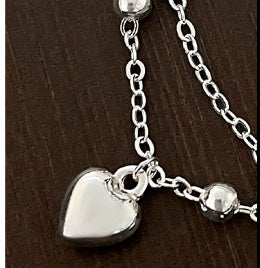 Special-interest Design Double-layer Three-dimensional Peach Heart Bracelet