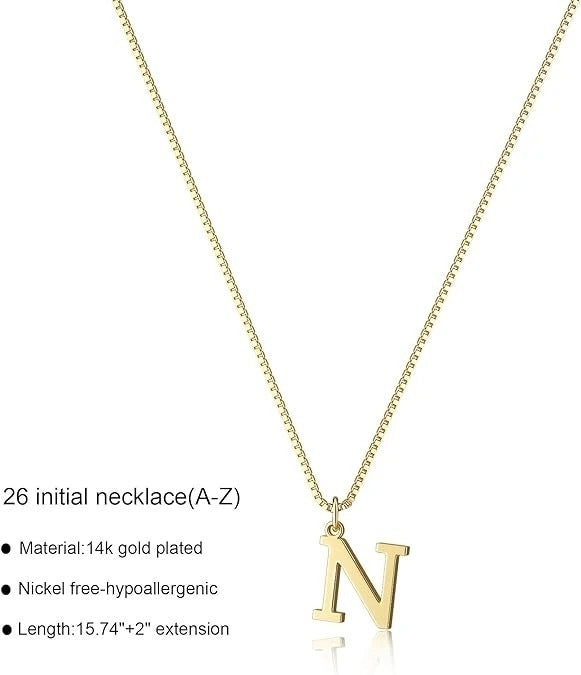 European And American Fashion 26 English Letter Simplicity Necklace