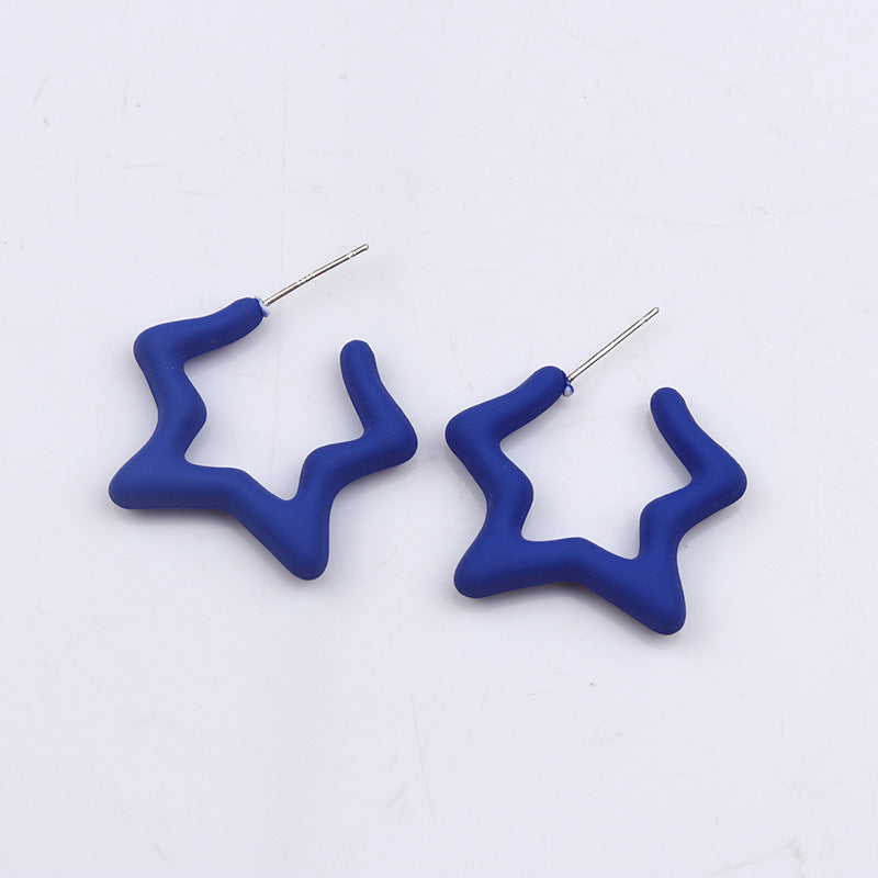 XINGX Set Acrylic Earrings Earrings Simple