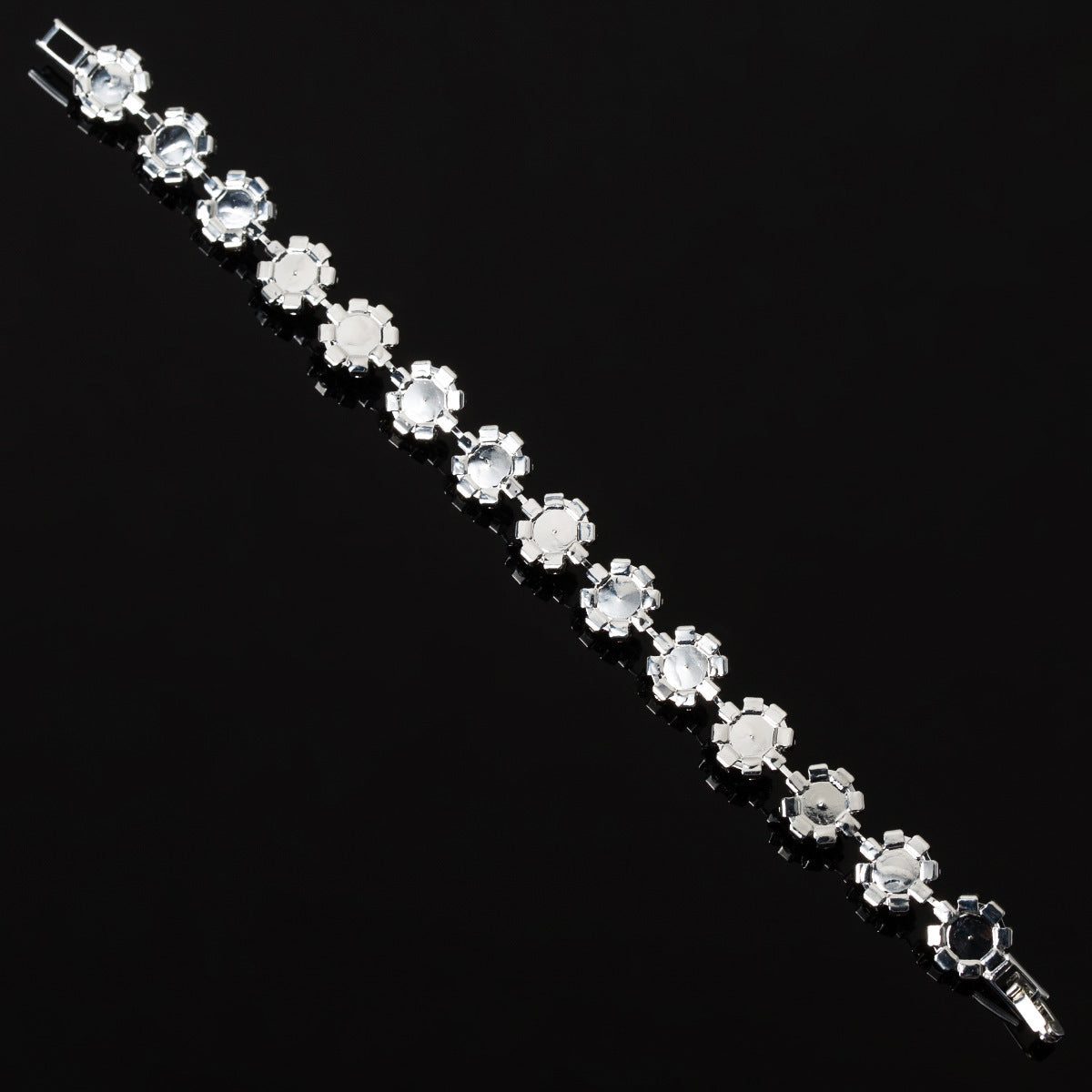 Pearl Rhinestone Shiny Little Flower Bracelet For Women