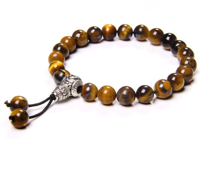 8mm Tiger Eye Agate Bracelet