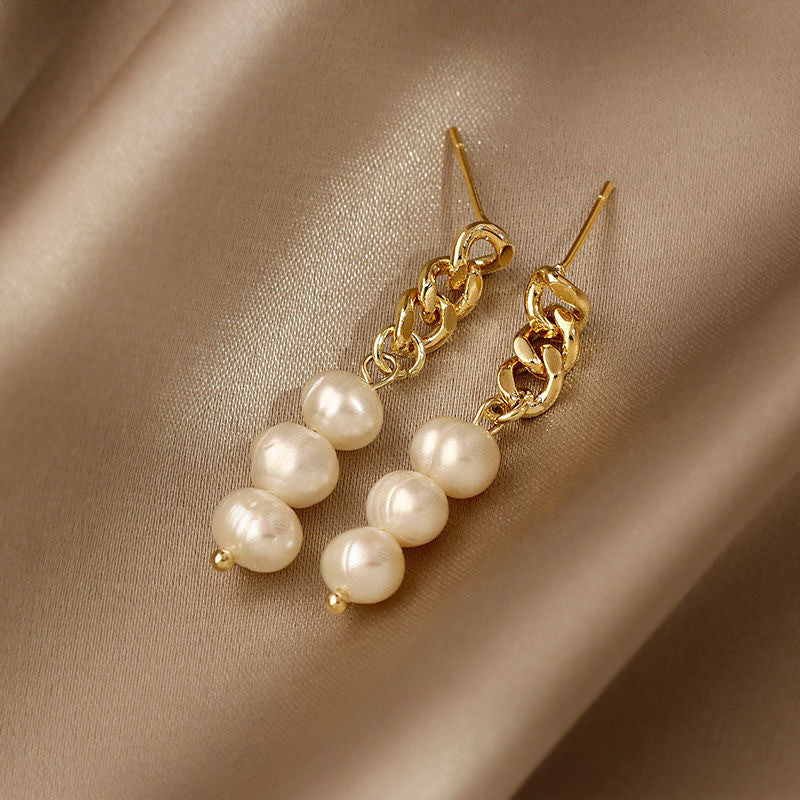 Korean Temperament Female Earrings New Trendy Simple Earrings Earrings