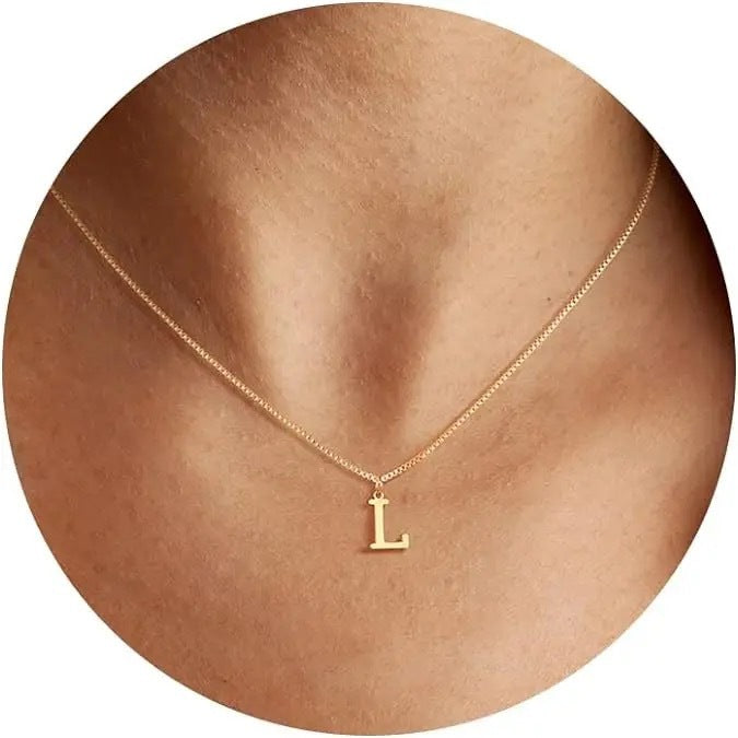 European And American Fashion 26 English Letter Simplicity Necklace