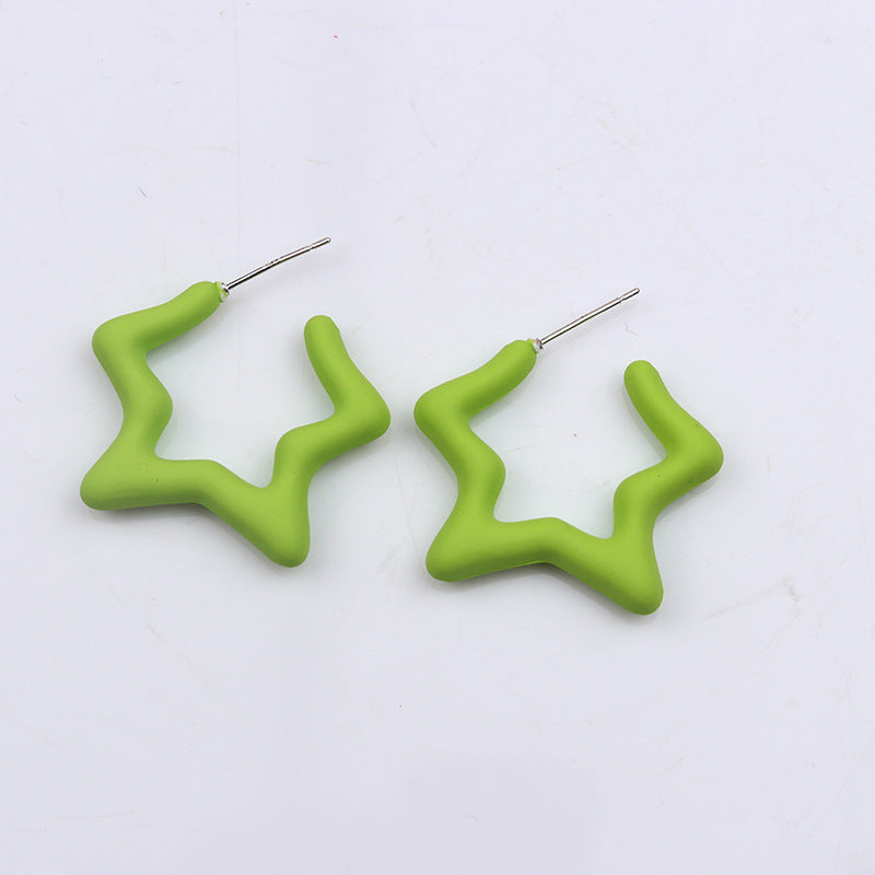 XINGX Set Acrylic Earrings Earrings Simple