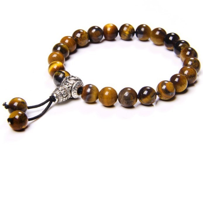 8mm Tiger Eye Agate Bracelet