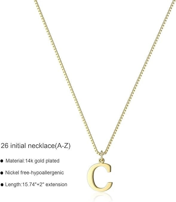 European And American Fashion 26 English Letter Simplicity Necklace