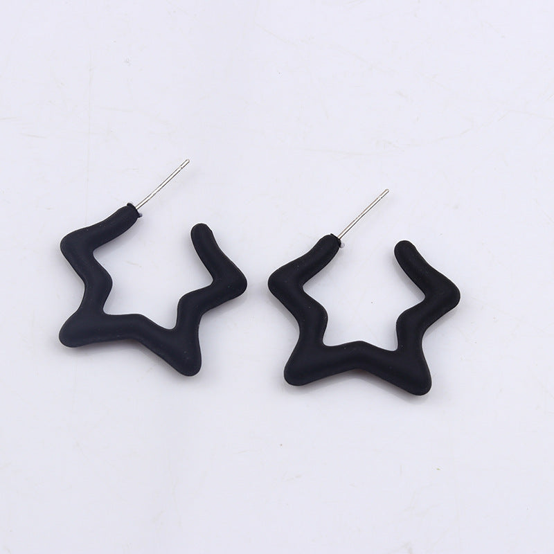 XINGX Set Acrylic Earrings Earrings Simple