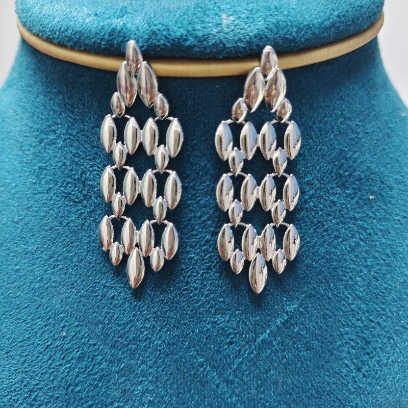 Vintage Earrings Woven Chain Earrings Earrings Advanced