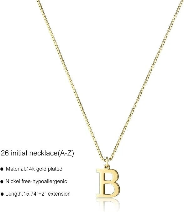 European And American Fashion 26 English Letter Simplicity Necklace