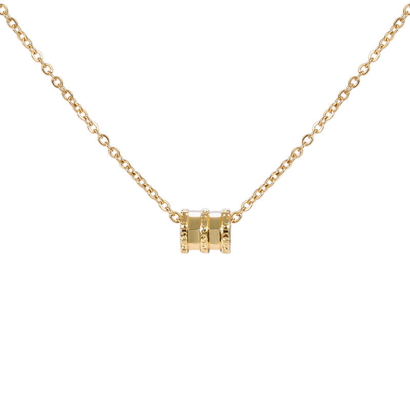 Small Waist Necklace Women's Gold-plated Short Clavicle Chain All-match Instafamous Pendant