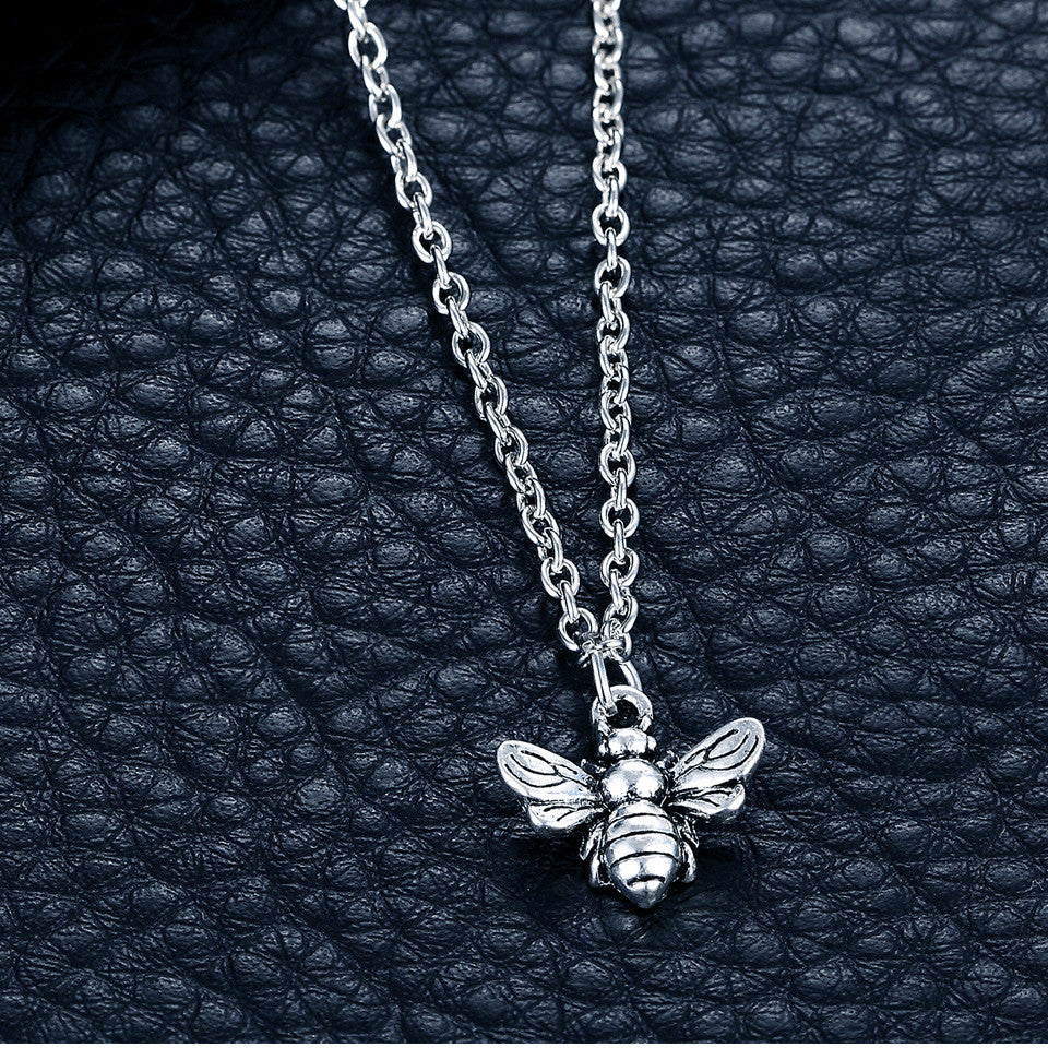 Cute And Compact Bee Pendant Necklace