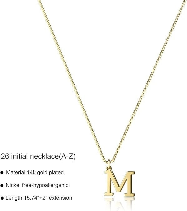 European And American Fashion 26 English Letter Simplicity Necklace