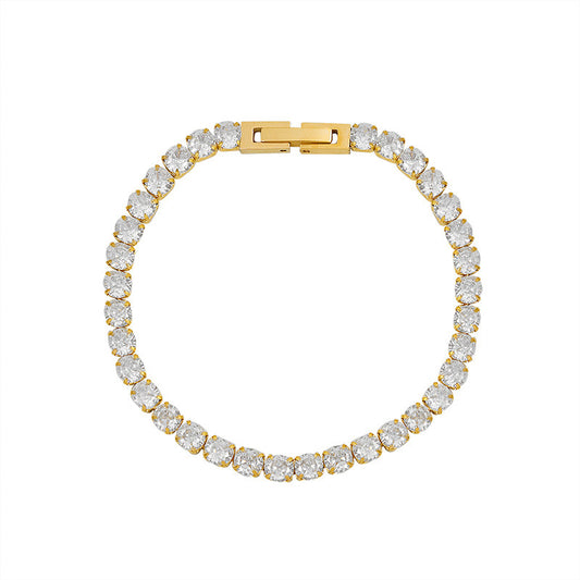 Women's Fashion And Fully-jewelled Zircon Bracelet