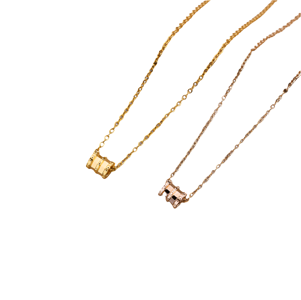 Small Waist Necklace Women's Gold-plated Short Clavicle Chain All-match Instafamous Pendant