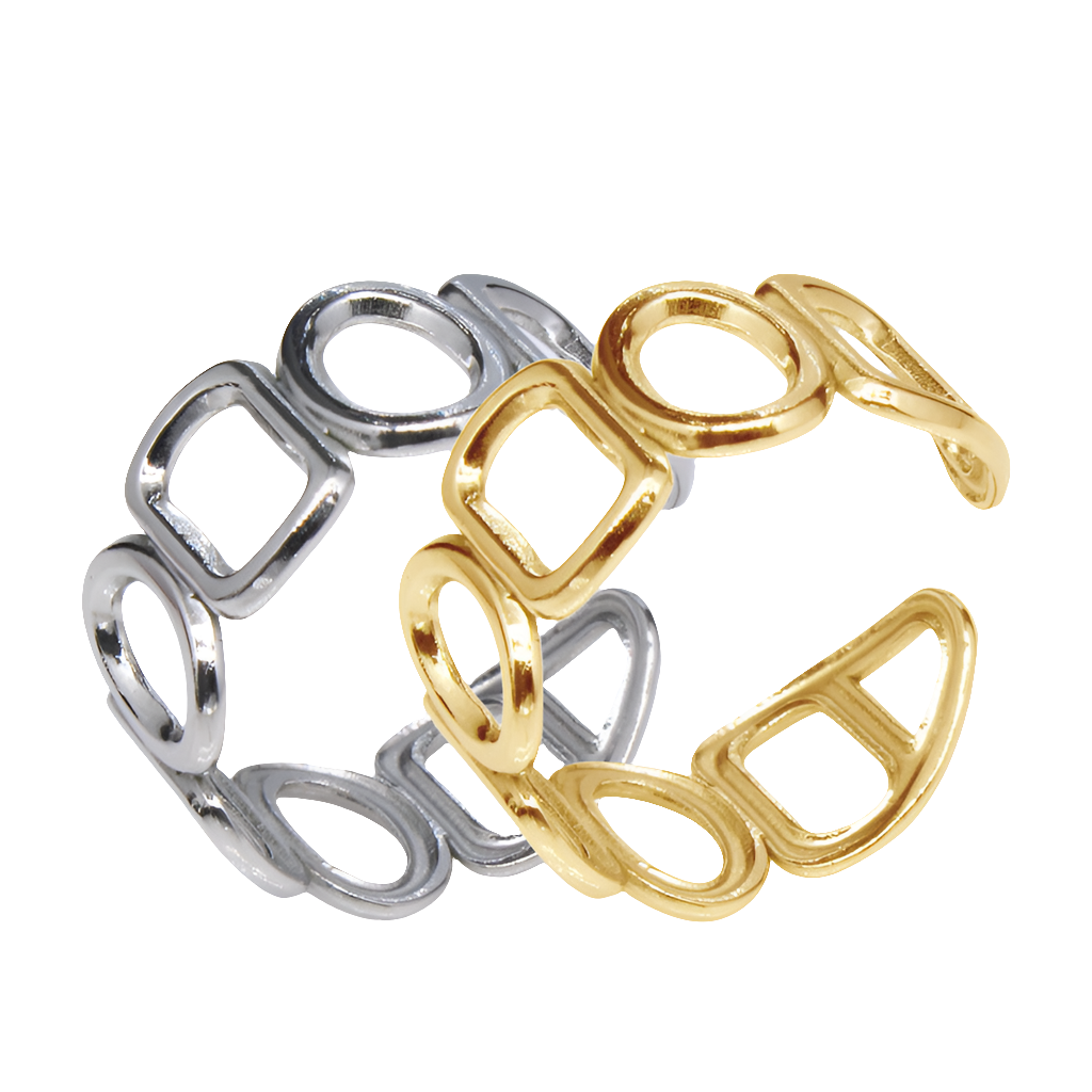 Hollow Ring I Female Special-interest Design Geometric Shape