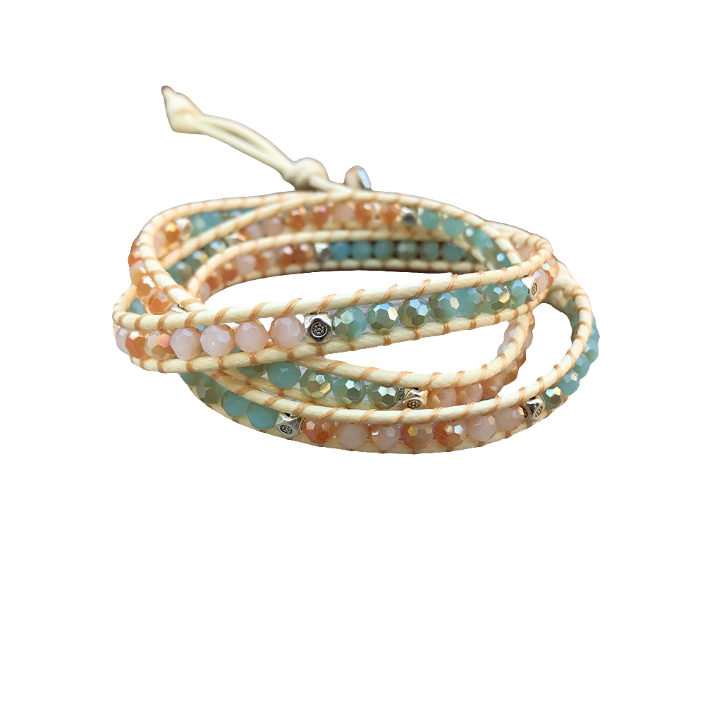 Ornament Natural Stone Bracelet Hand-woven