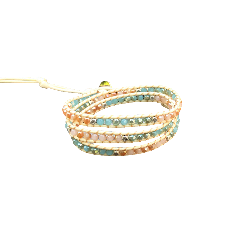 Ornament Natural Stone Bracelet Hand-woven