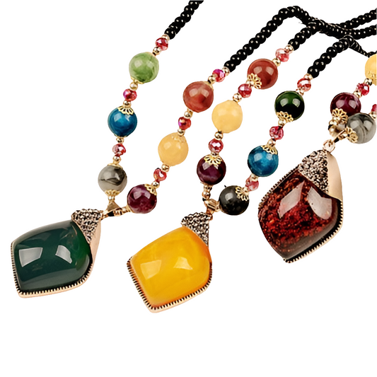 Bohemian ethnic style necklace