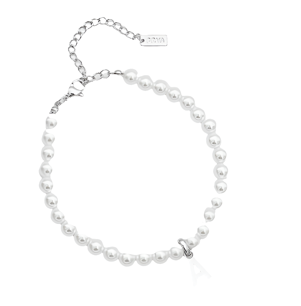 Fashionable And Minimalist 26 English Pearl Bracelets