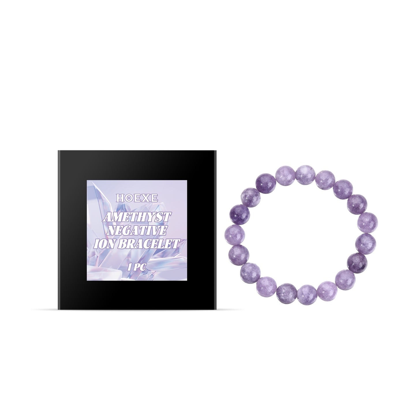 Amethyst Negative Ion Bracelet