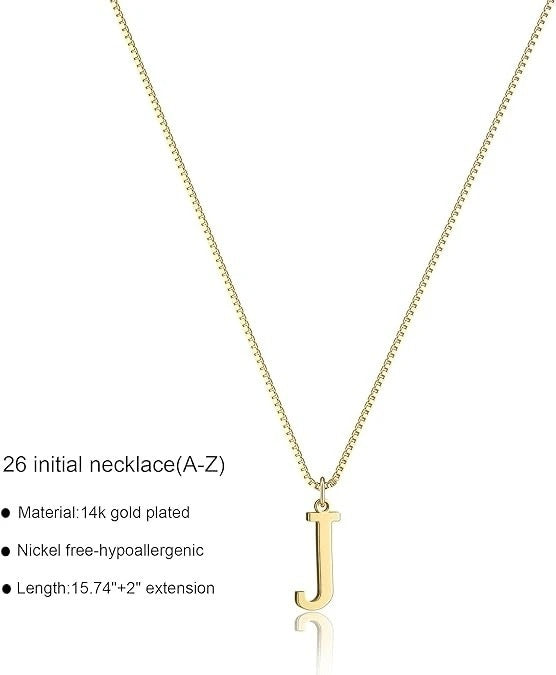 European And American Fashion 26 English Letter Simplicity Necklace