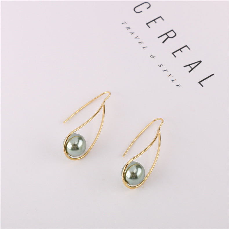 Korean Earrings Personalized Pearl Earrings